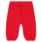 Baby Girls Pink & Red Animals Trousers Set, 1, hi-res